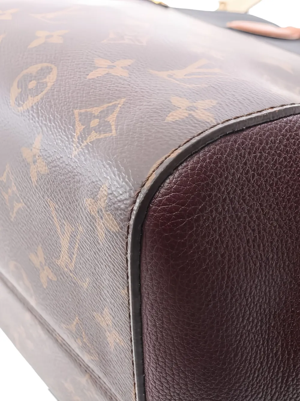 Pre-owned Louis Vuitton 2021 Monogram Fold Mm Noir Tote Bag In Brown