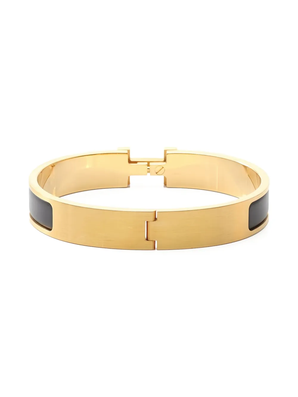 Pre-owned Hermes 2010s H Bangle In Gold