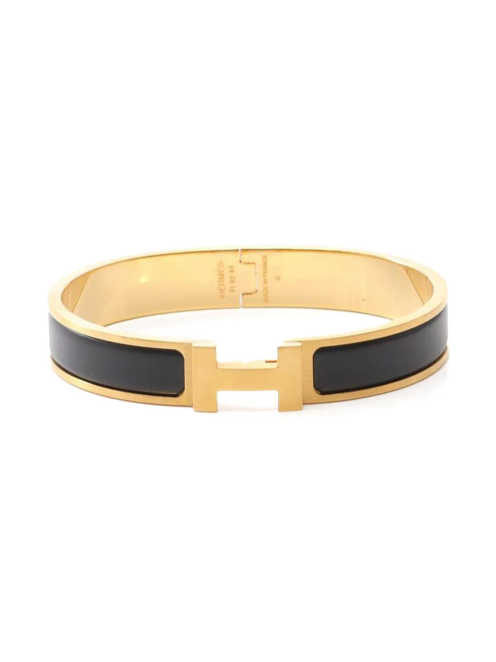 Pre-owned Hermes 2010s H Bangle In Gold