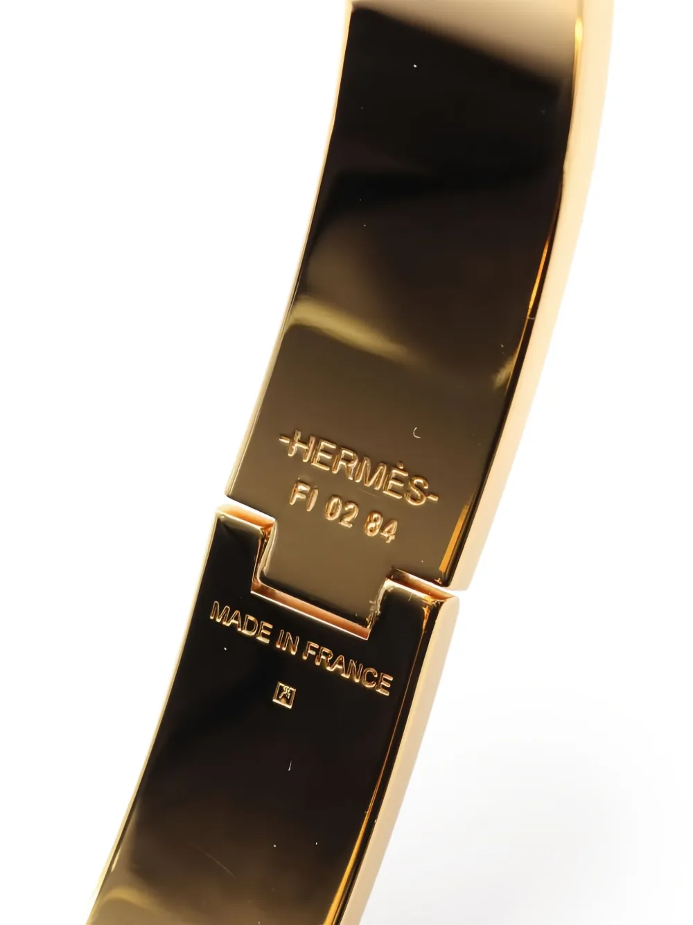 Pre-owned Hermes 2010s H Bangle In Gold