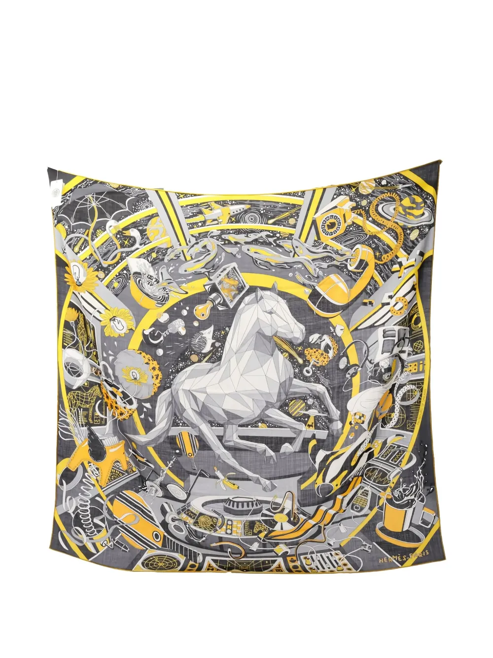 Hermès Pre-Owned mascada Faubourg of Dreams 2020 | gris | Image 1