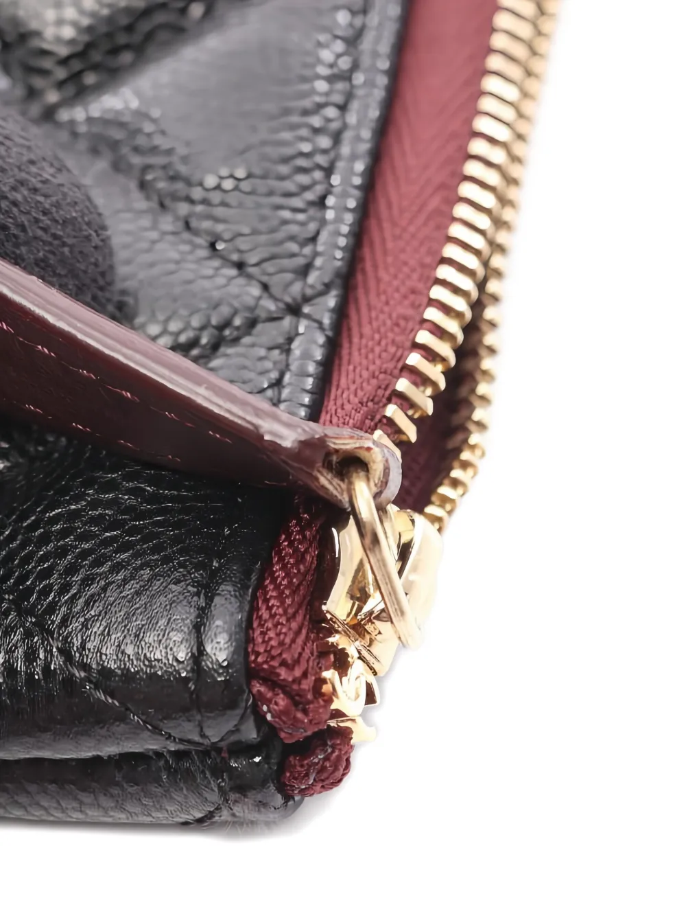 Pre-owned Chanel 2016-2017 Matelassé Leather Clutch Bag In Black