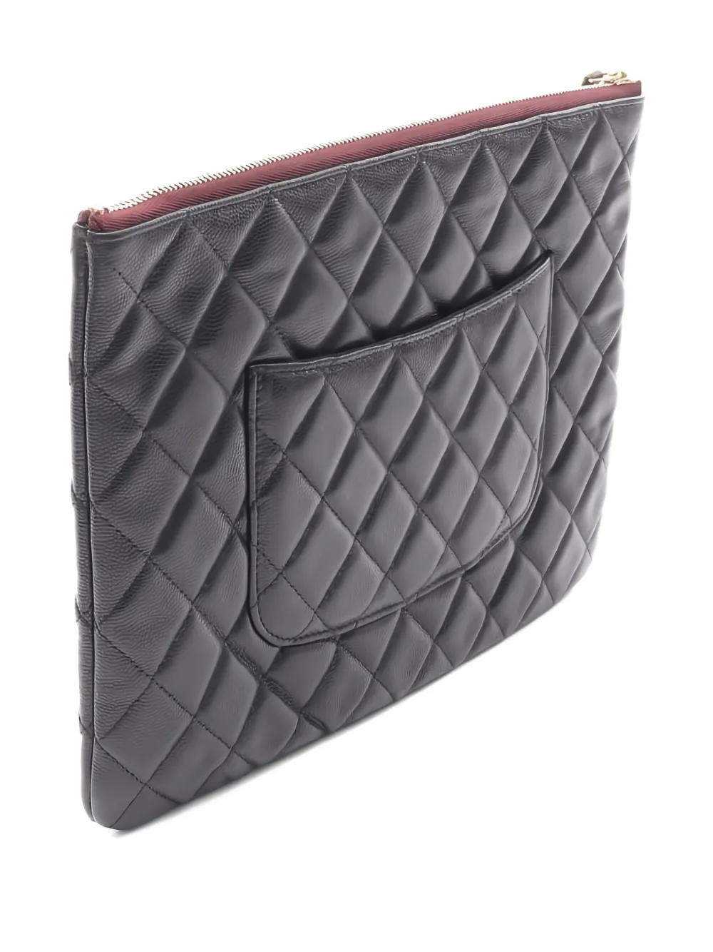 CHANEL Pre-Owned 2016-2017 Matelassé leather clutch bag | Pre-Owned | Image 2