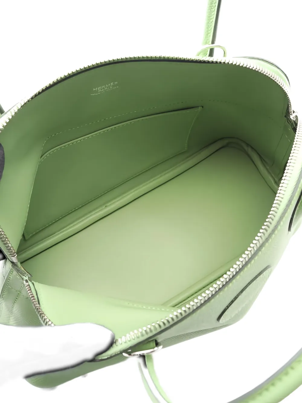 Pre-owned Hermes 2020 Bolide 27 Epsom-leather Handbag In Green