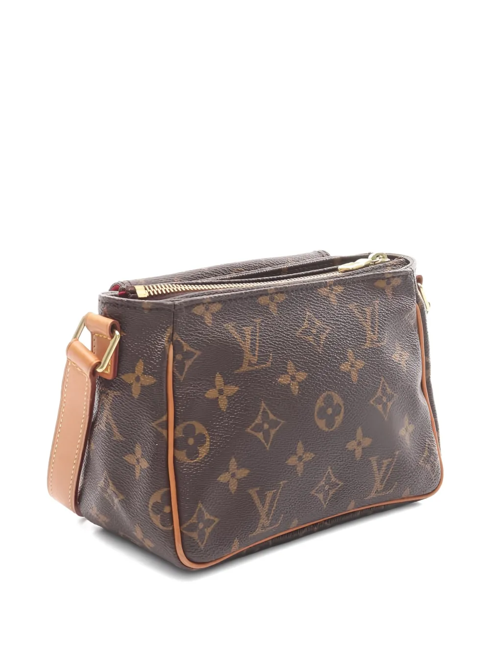 Pre-owned Louis Vuitton 2004 Vivacité Pm Monogram Mini Bag In Brown