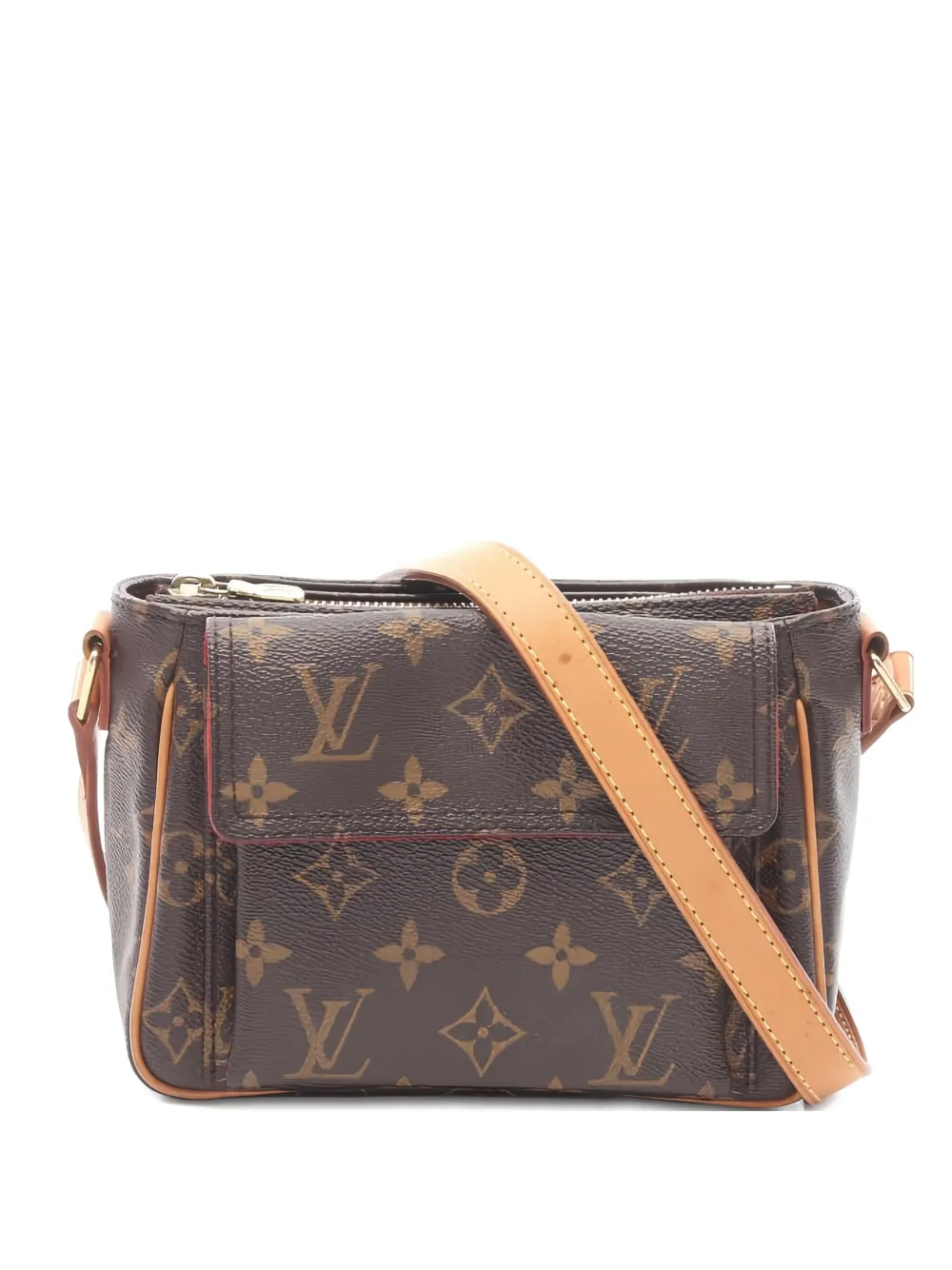 Pre-owned Louis Vuitton 2004 Vivacité Pm Monogram Mini Bag In Brown