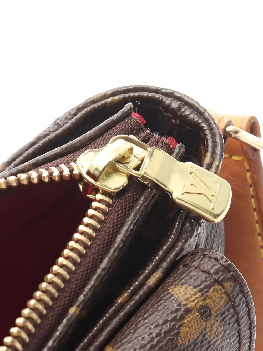 Pre-owned Louis Vuitton 2004 Vivacité Pm Monogram Mini Bag In Brown
