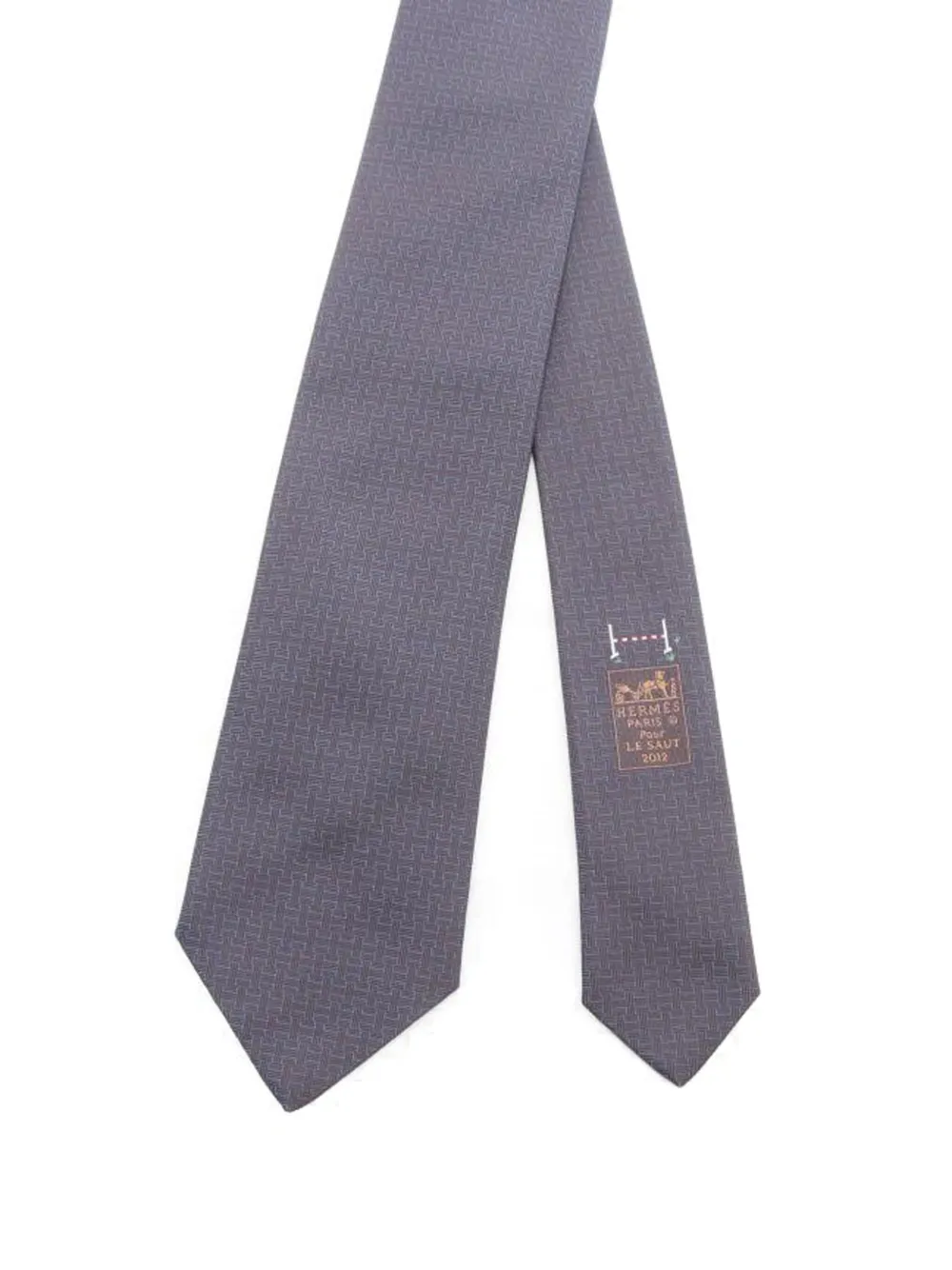 Hermès Pre-Owned corbata Pour le Saut 2010 | azul | Image 1