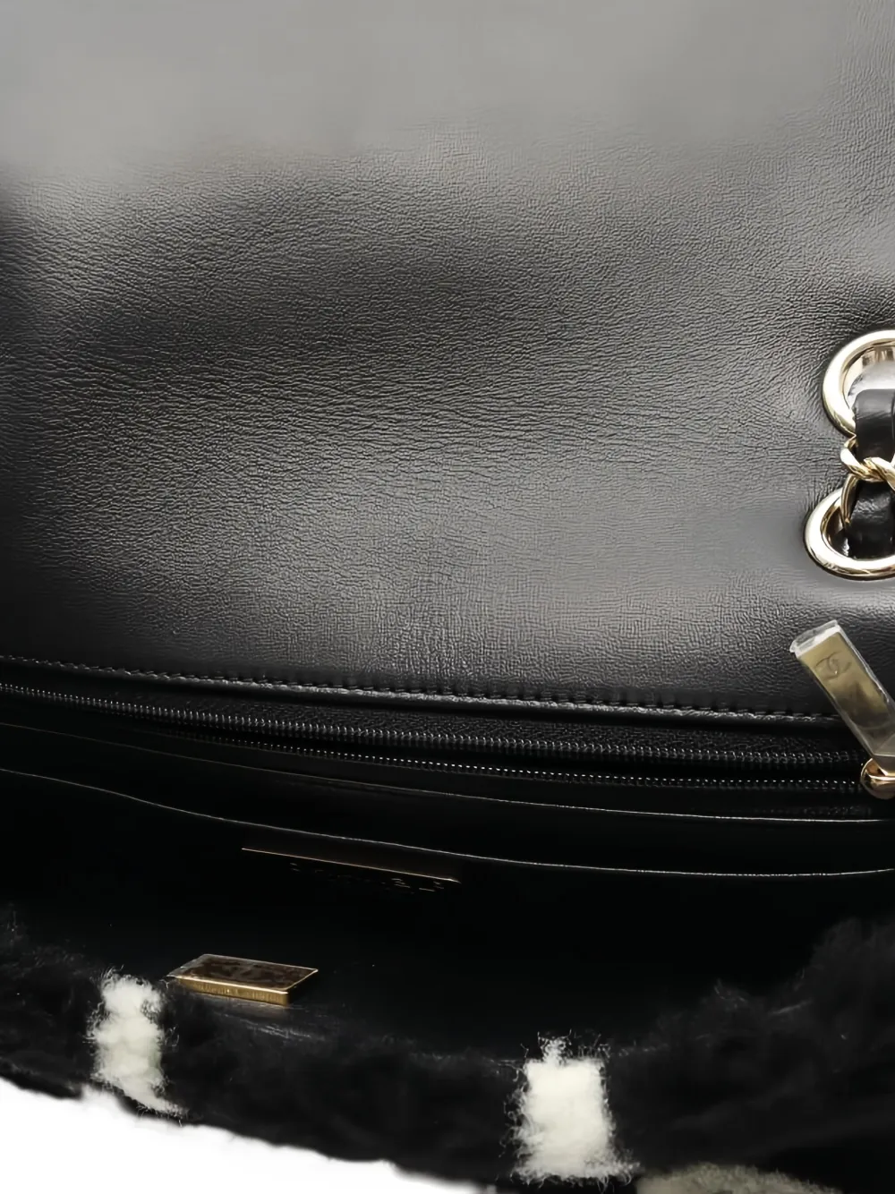 Pre-owned Chanel 2021 Coco-mark Chain Shoulder Bag In Black