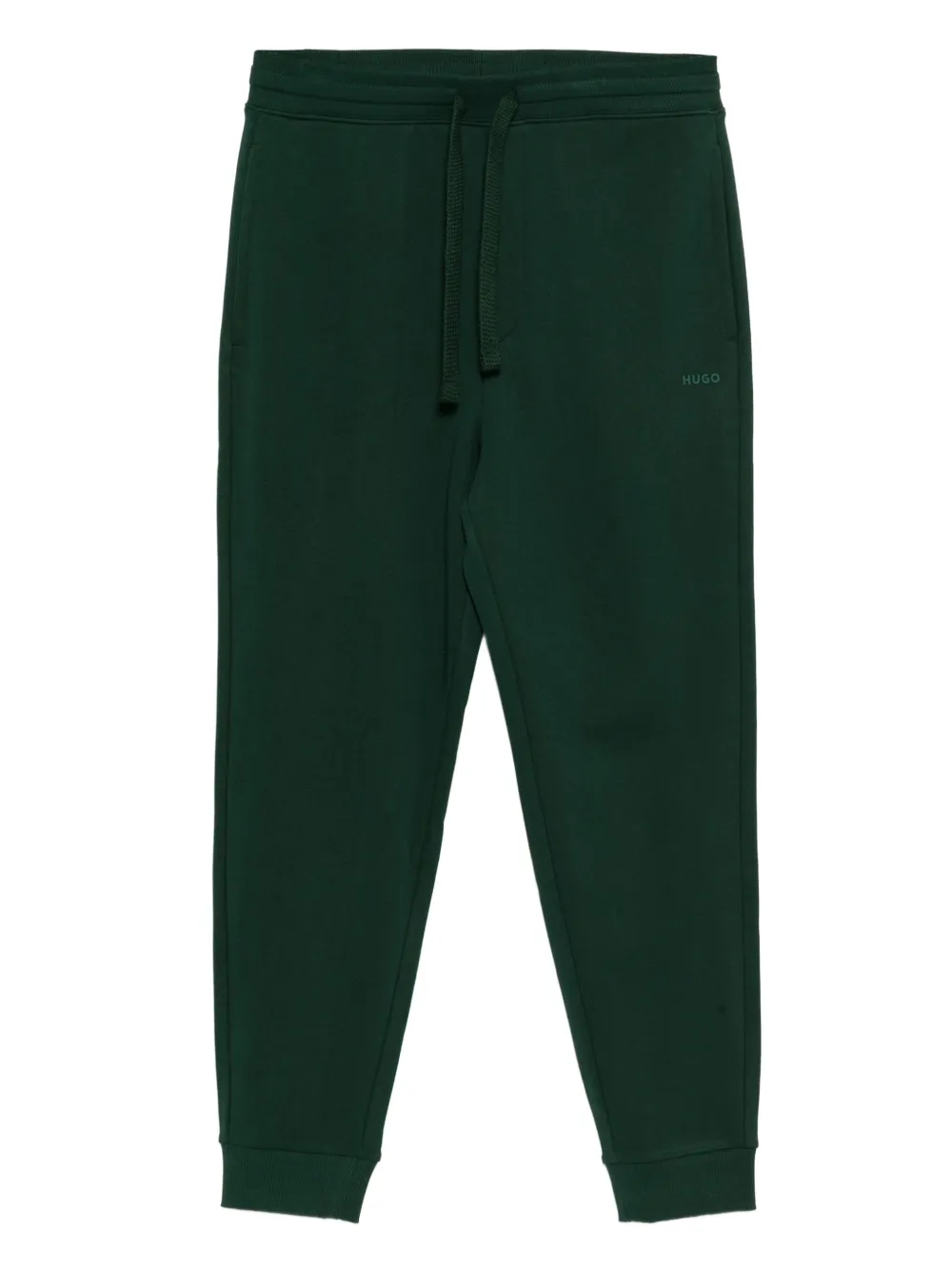 HUGO logo-embroidered track pants | Green | Image 1