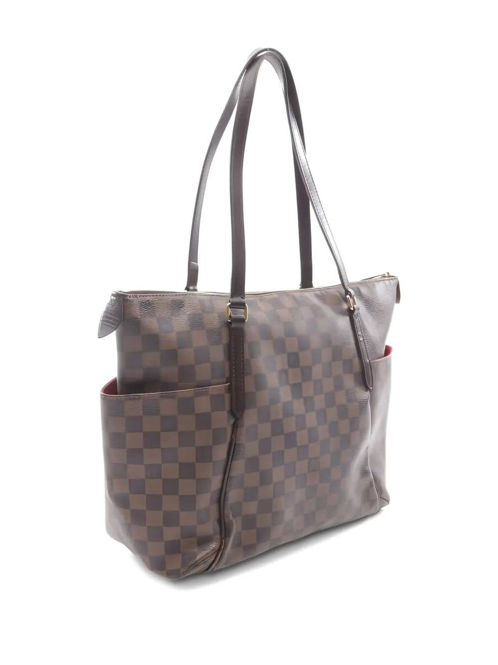 Pre-owned Louis Vuitton 2015 Damier Ebene Shoulder Bag In Brown