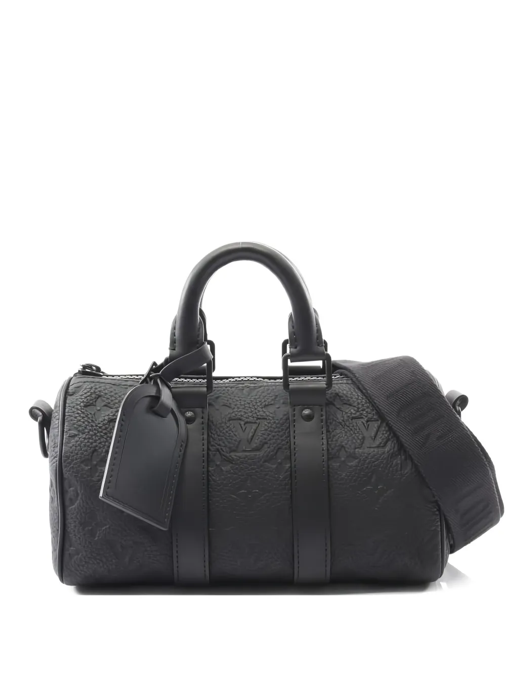 Louis Vuitton Pre-Owned Keepall Bandouliere 25 Taurillon holdall | Black | Image 1