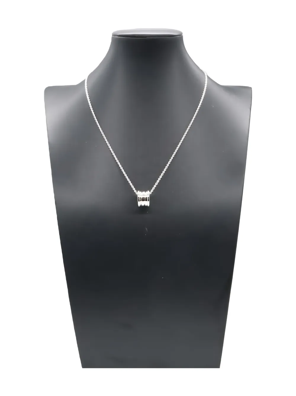 Bvlgari Pre-Owned 2010s 18K white gold B.zero1 necklace | Silver | Image 1