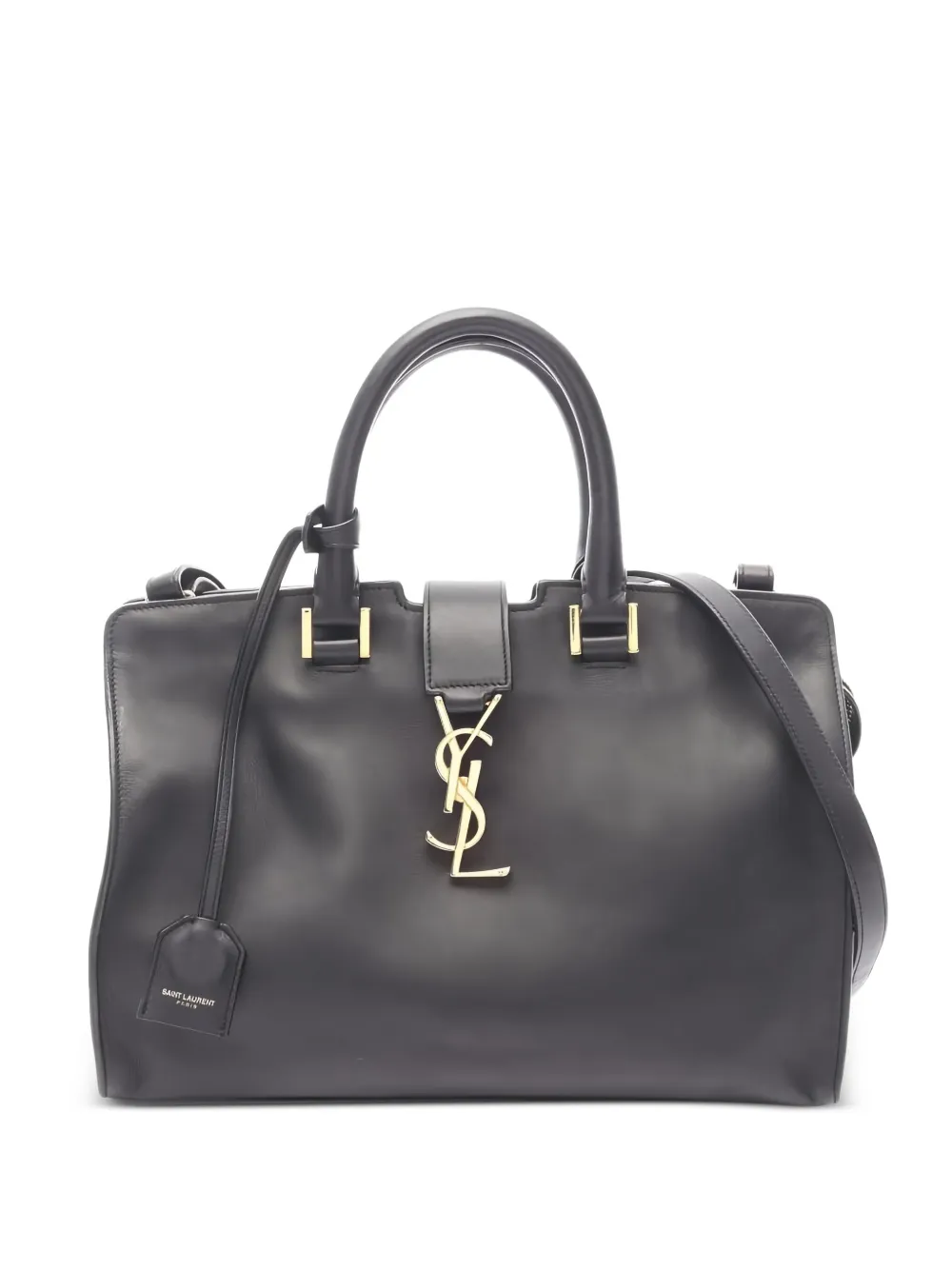 Saint Laurent monogram leather Kabas small handbag | Black | Image 1