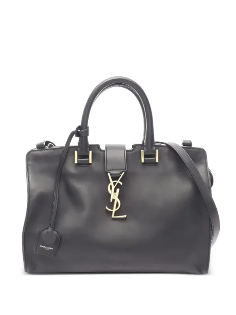 Saint Laurent monogram leather Kabas small handbag