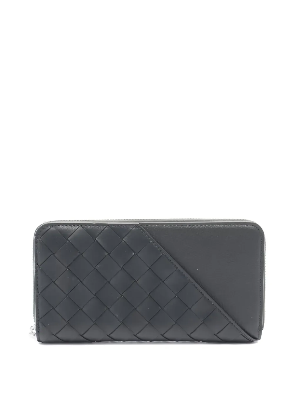 Bottega Veneta Pre-Owned Intrecciato Diagonal wallet | Black | Image 1