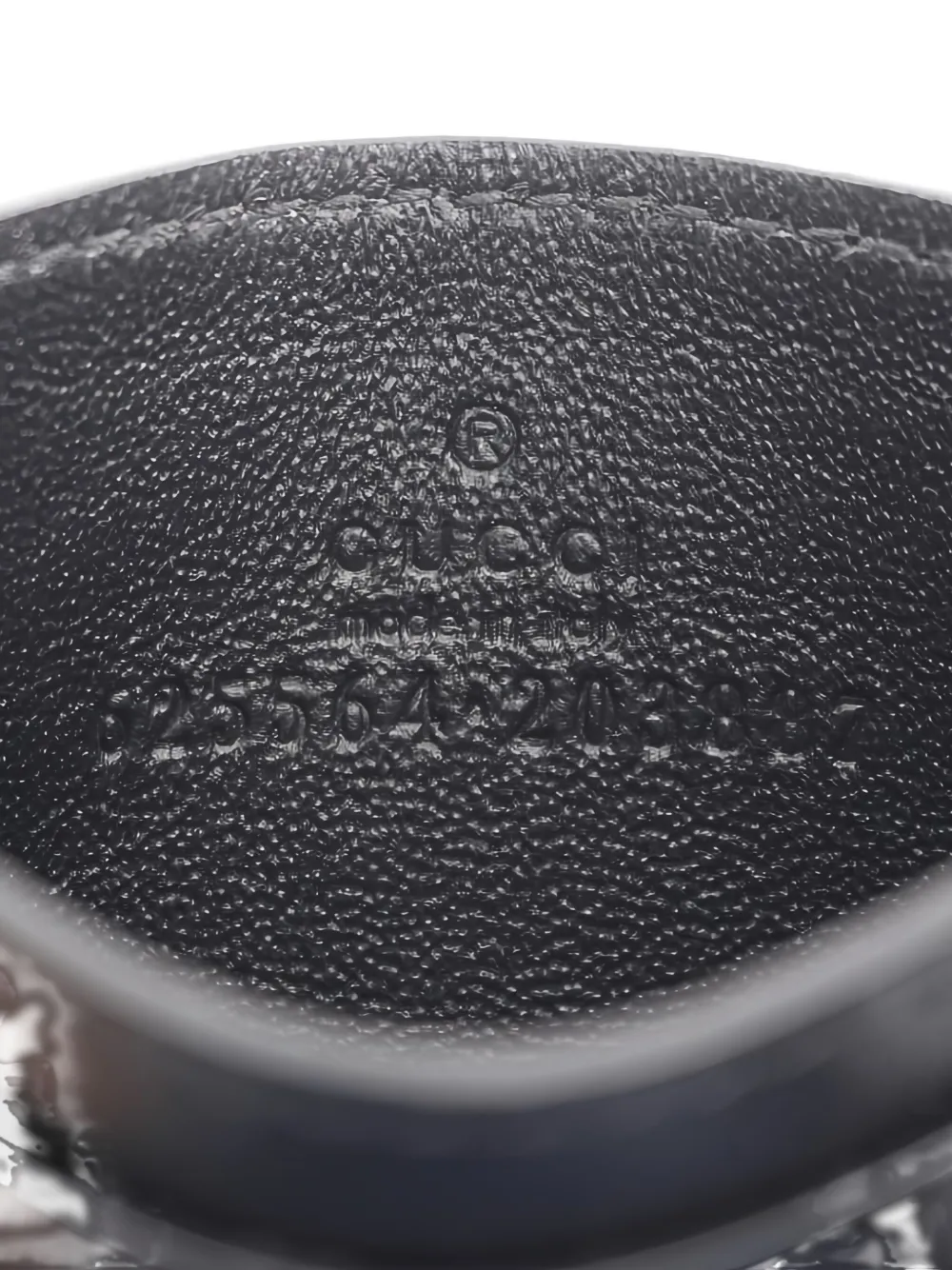 Pre-owned Gucci 2010s Gg Embossed Card Holder In Black