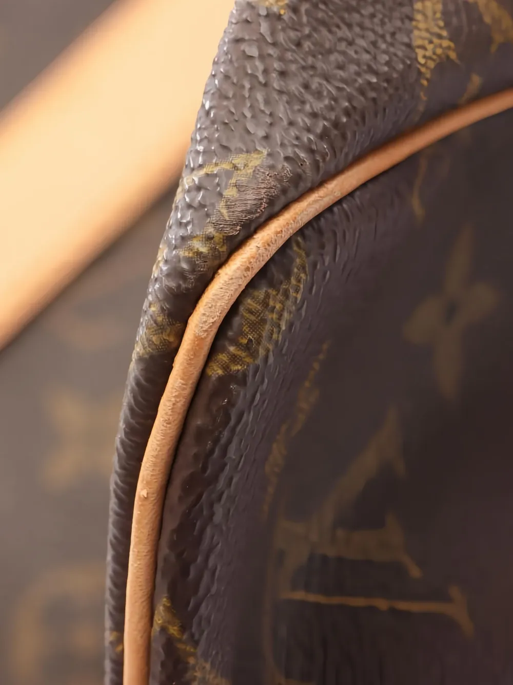 Pre-owned Louis Vuitton 2001 Monogram Keepall 55 Boston Bag In Brown