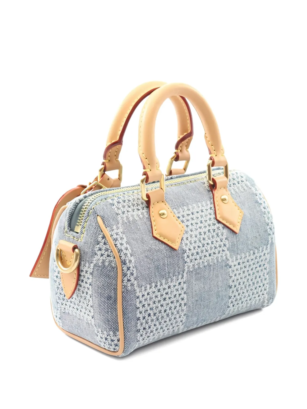 Pre-owned Louis Vuitton 2021s Speedy 18 Bandoulière Handbag In Blue