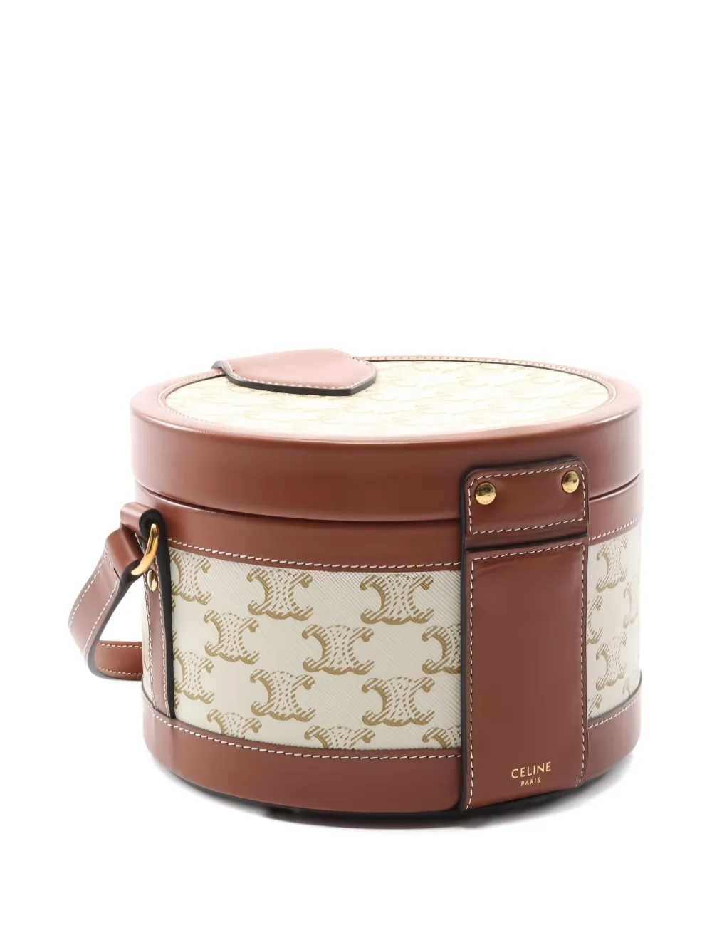 Celine Pre-Owned 2010s Triomphe-pattern Shoulder Bag | Bucket Bags | Image 2