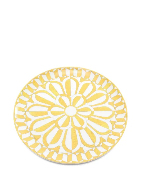 Hermès Pre-Owned 2020s Soleil D'Hermès patterned tart platter (32.5cm)