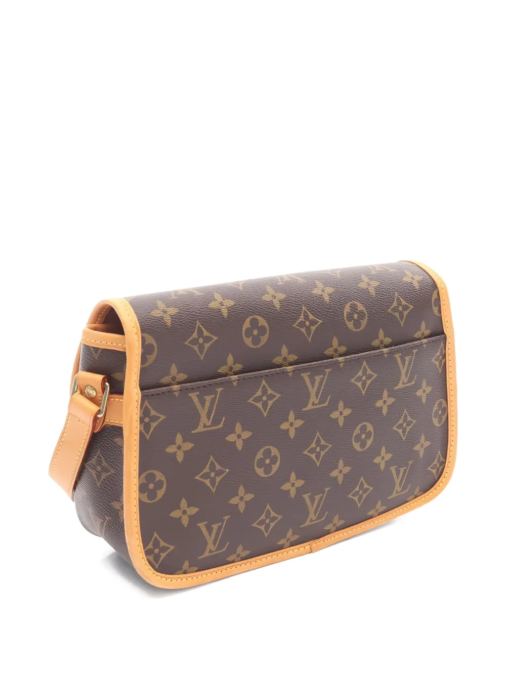Pre-owned Louis Vuitton 2024 Monogram Buckle Sologne Shoulder Bag In Brown