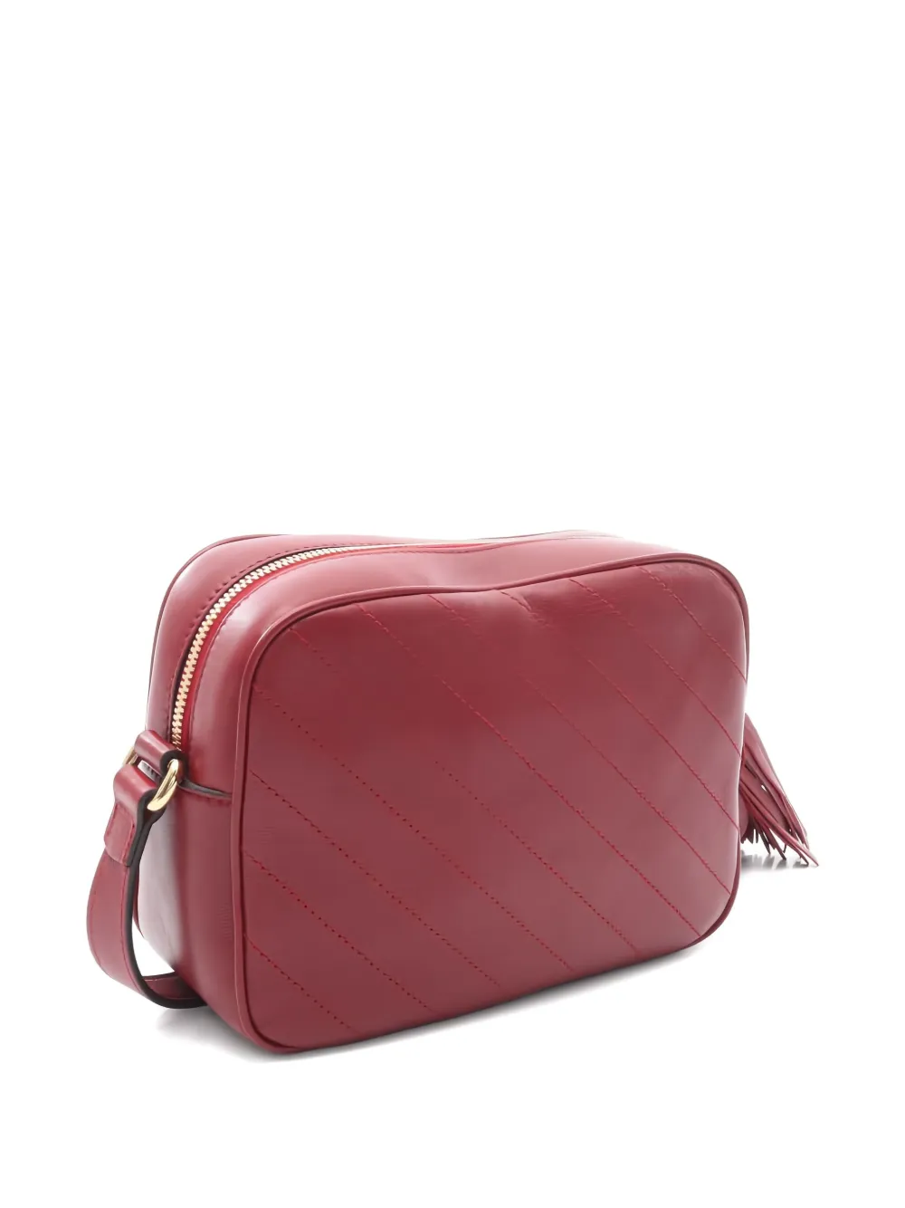 Pre-owned Gucci 2020s Blondie Shoulder Bag In Red