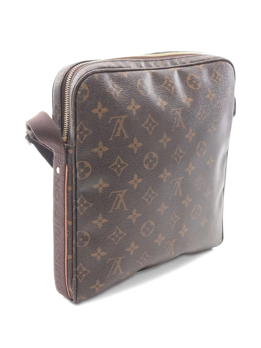 Pre-owned Louis Vuitton Trotteur Beaubourg Shoulder Bag In Brown