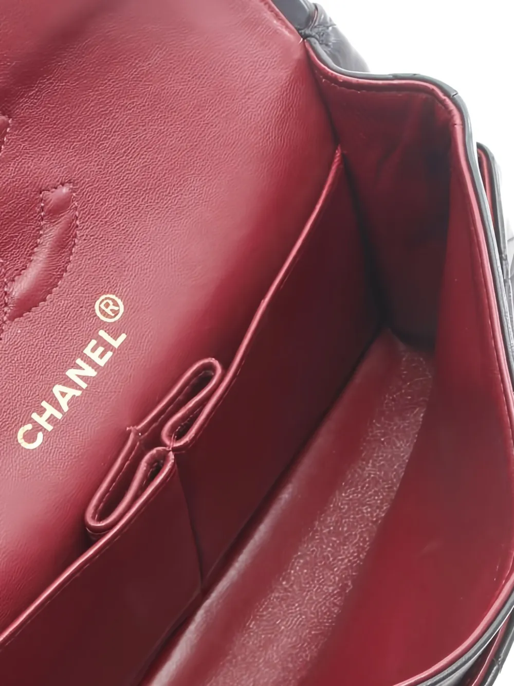 Pre-owned Chanel Double Flap Shoulder Bag In Black