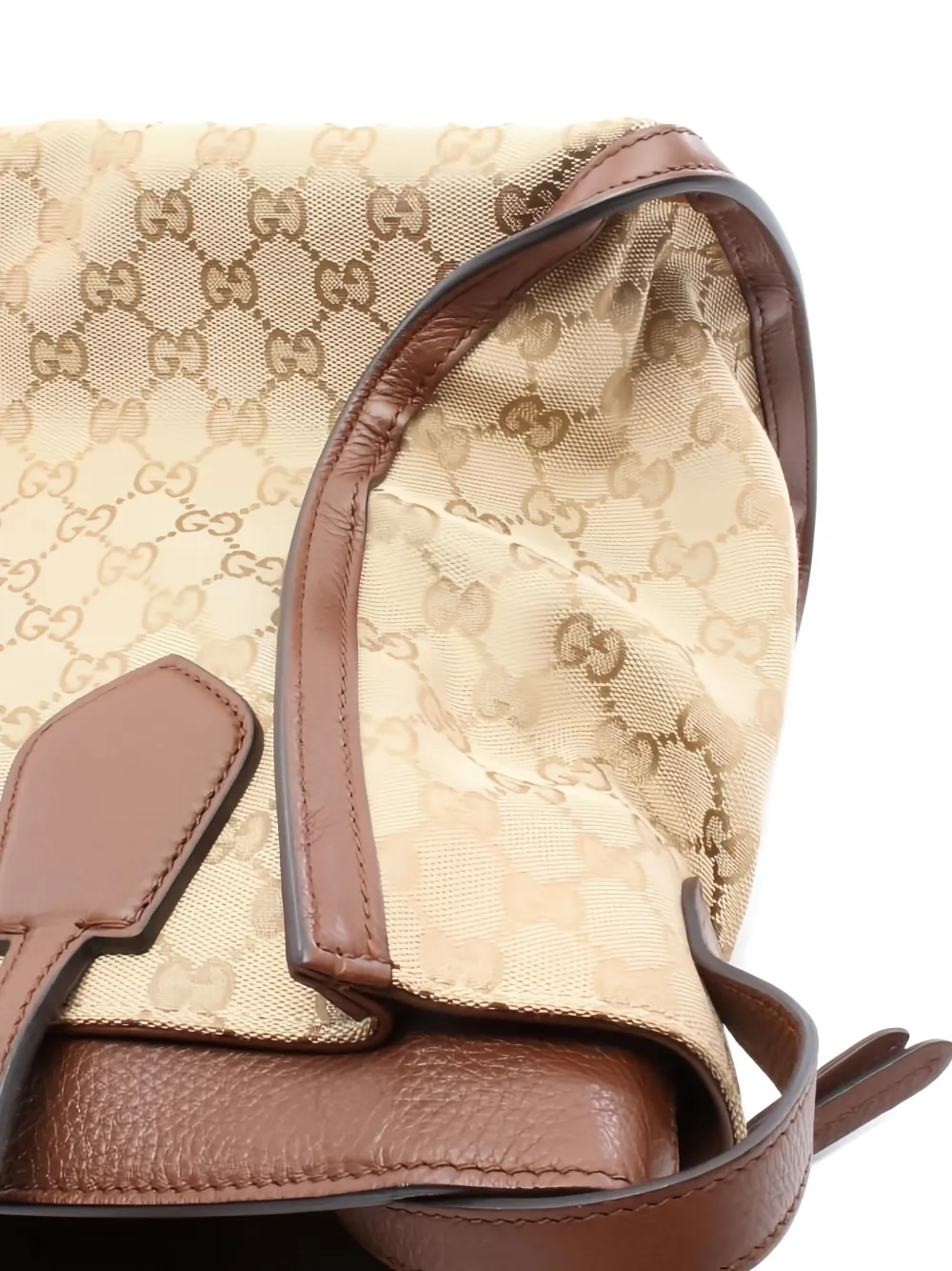 Pre-owned Gucci 2010s Gg Canvas Tote Bag In Neutral