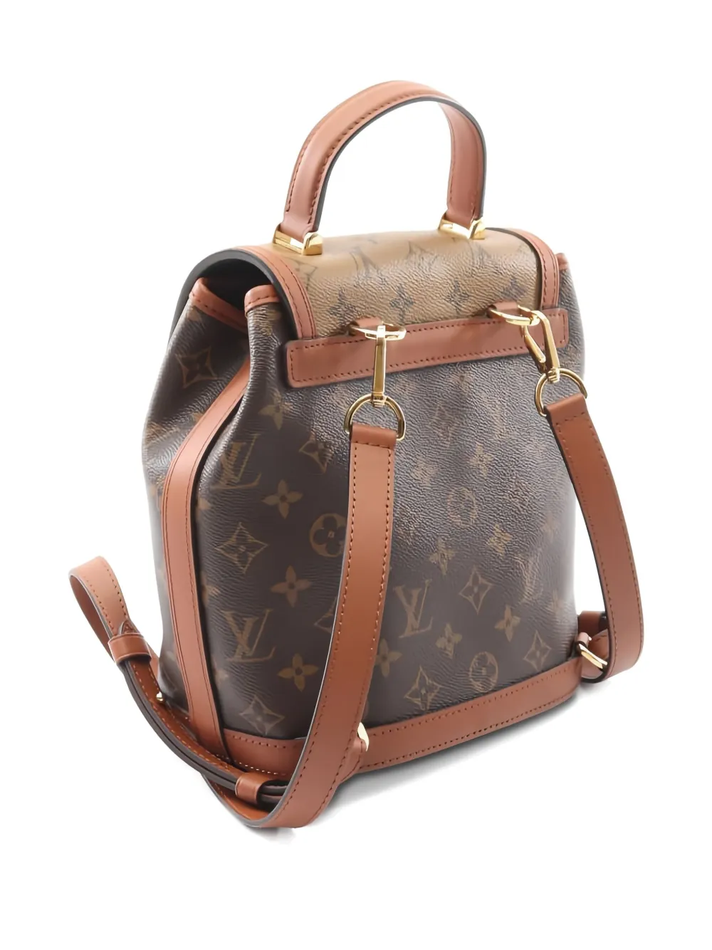 Pre-owned Louis Vuitton 2020 Dauphine Monogram Backpack In Brown