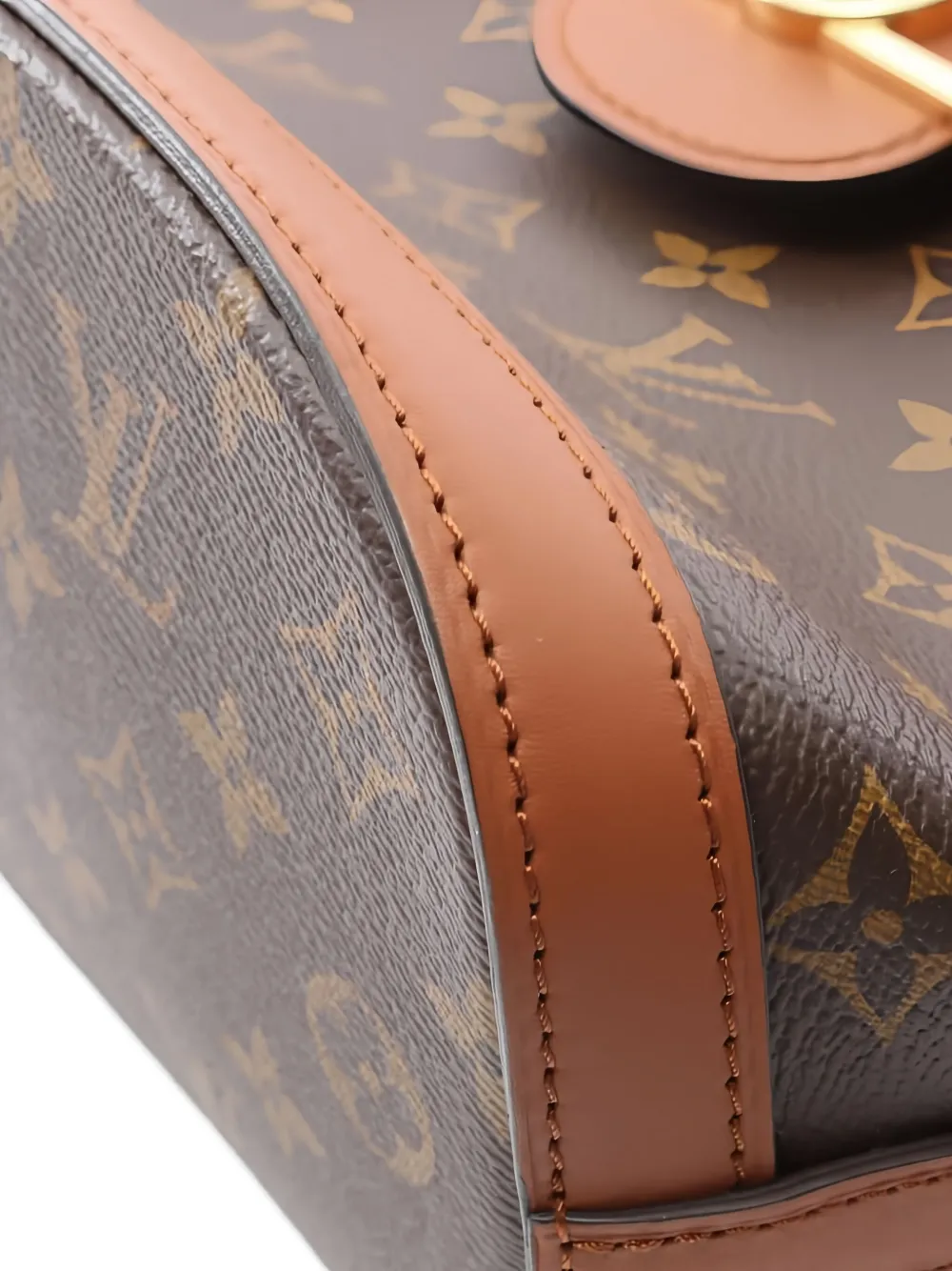 Pre-owned Louis Vuitton 2020 Dauphine Monogram Backpack In Brown
