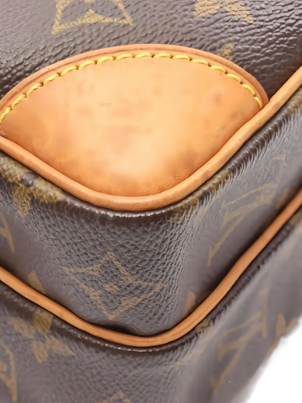 Pre-owned Louis Vuitton 2003 Monogram Amazon Shoulder Bag In Brown