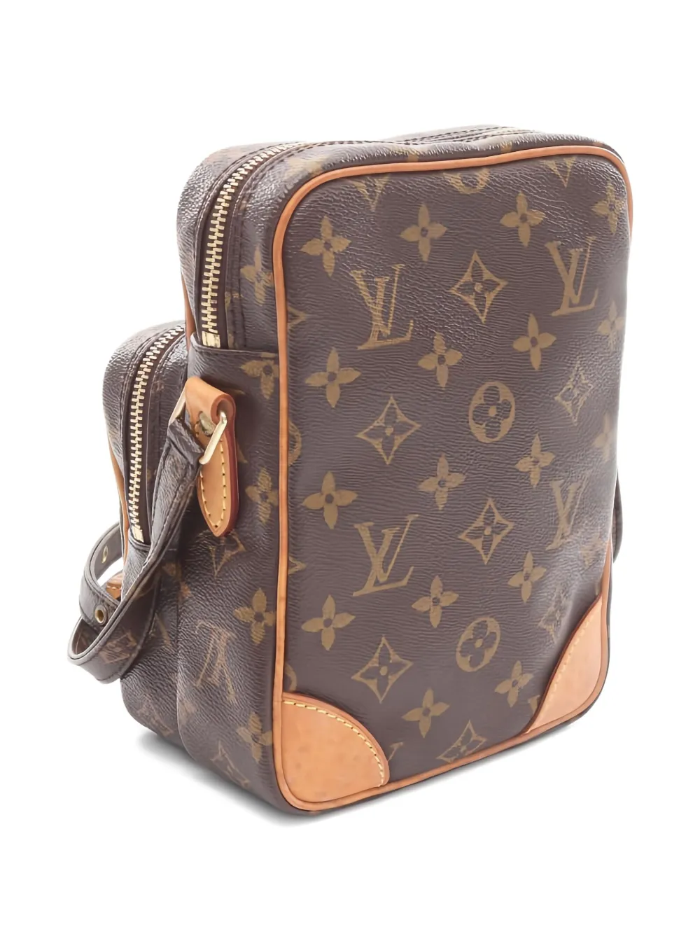Pre-owned Louis Vuitton 2003 Monogram Amazon Shoulder Bag In Brown