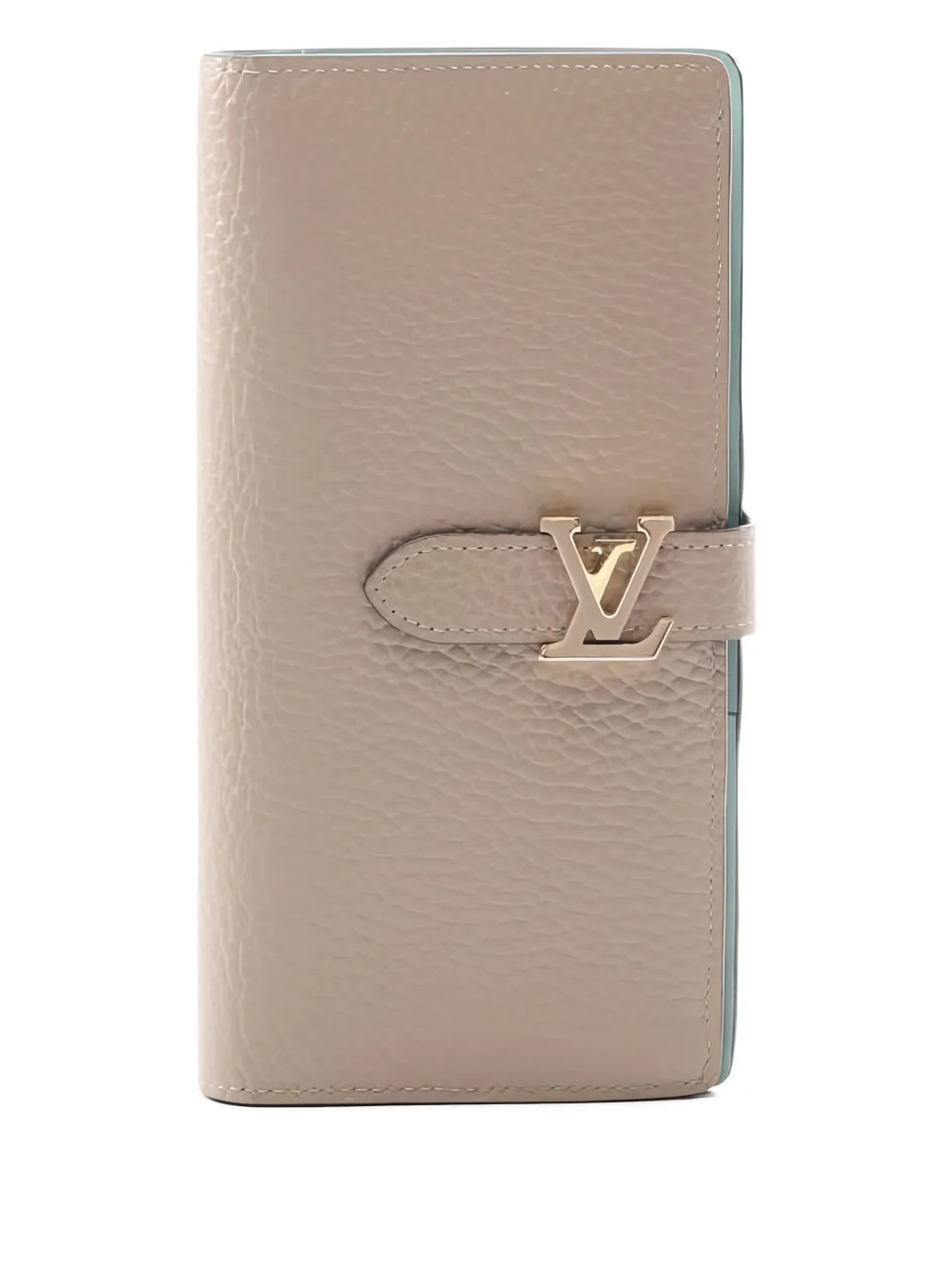 Louis Vuitton Pre-Owned 2010s LV Vertical 二つ折り長財布 - ニュートラル Louis Vuitton Pre-Owned 2010s LV Vertical 二つ折り長財布 - ニュートラル