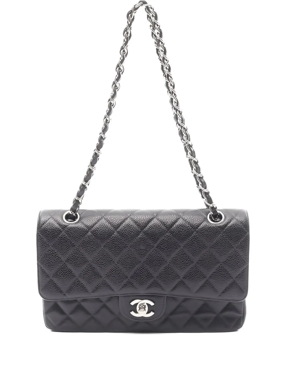 CHANEL Pre-Owned 2000-2002 matelasse flap chain shoulder bag - Nero