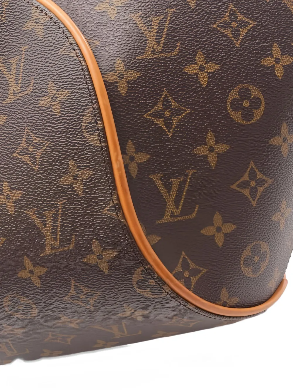 Pre-owned Louis Vuitton 1998 Monogram Ellipse Mm Handbag In Brown