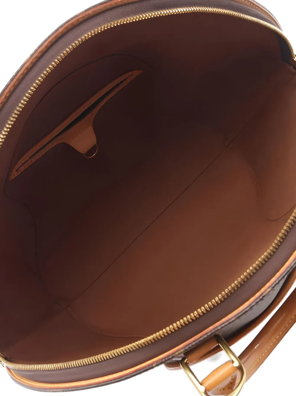 Pre-owned Louis Vuitton 1998 Monogram Ellipse Mm Handbag In Brown