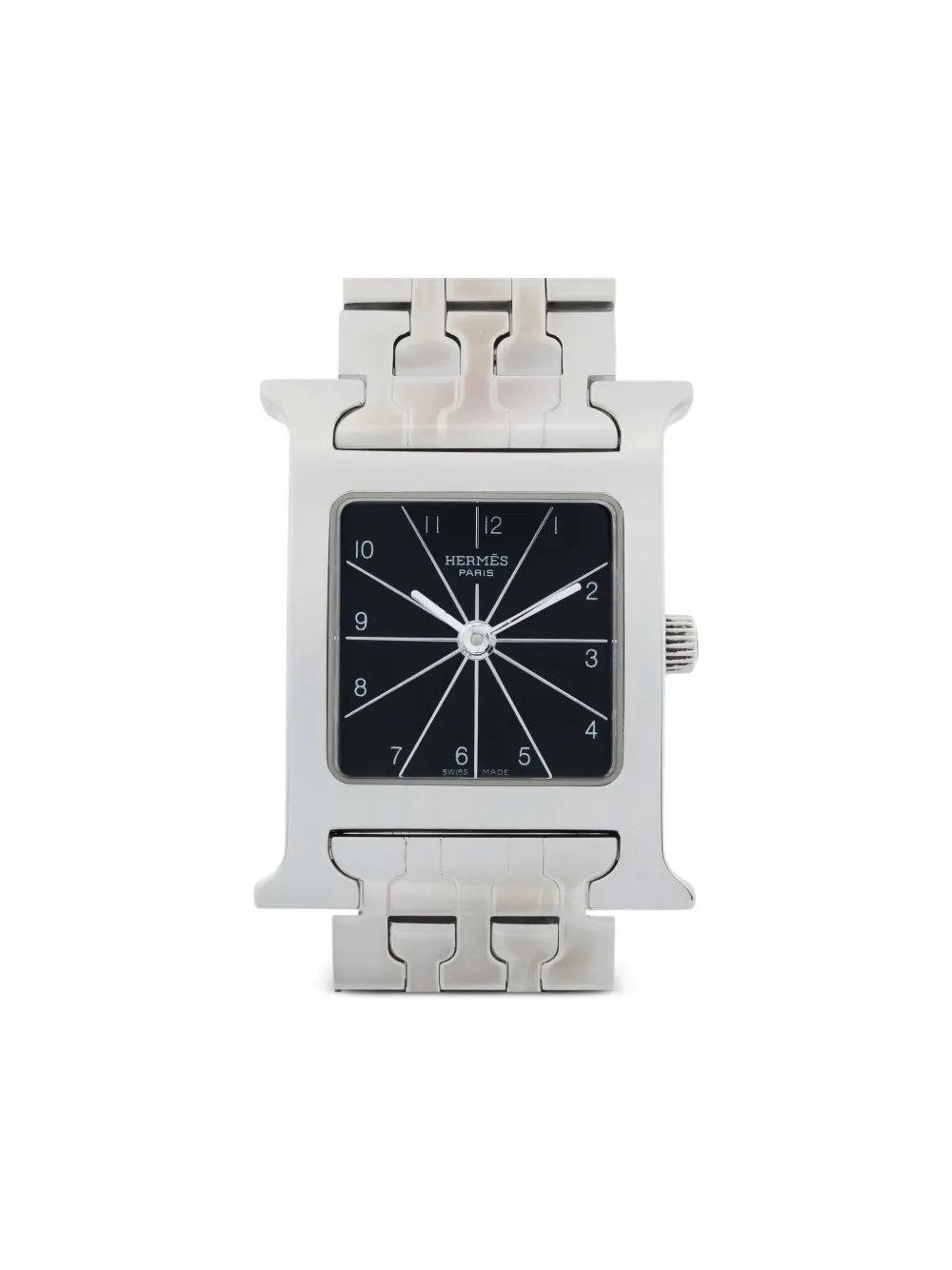 Hermès Pre-Owned reloj H de 21mm 2010 | negro | Image 1