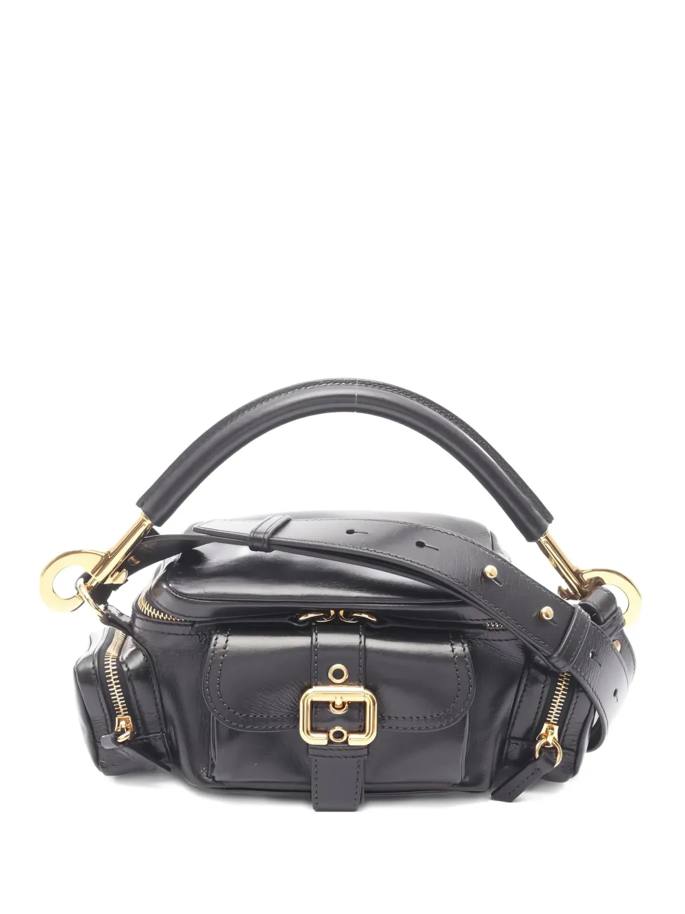 Chloé Pre-Owned 2020s small Camera buckle handbag | Black | Image 1