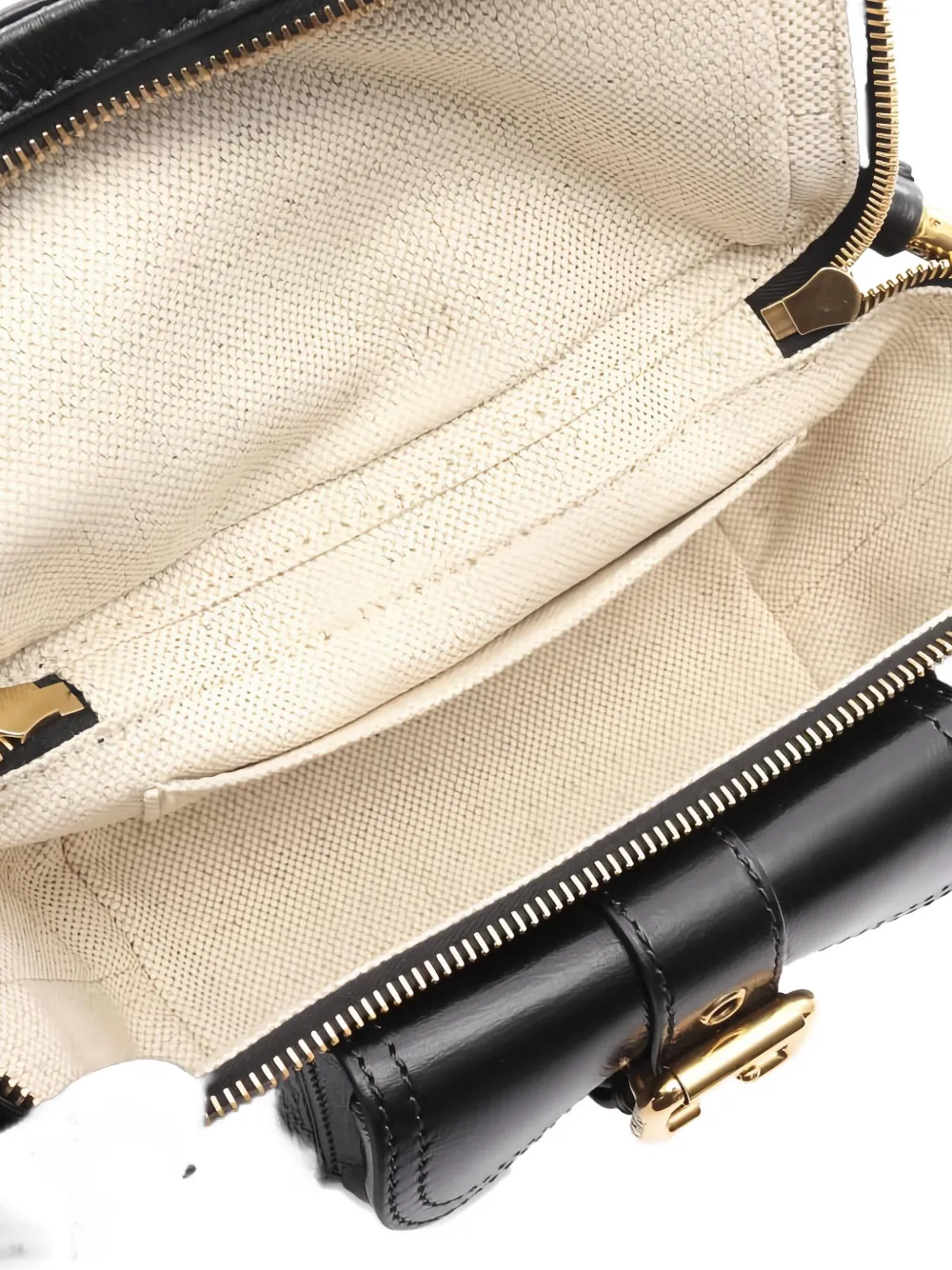 Pre-owned Chloé 2020s Small Camera Buckle Handbag In Black