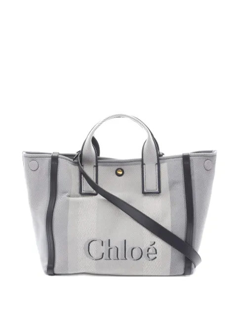 Chloé Pre-Owned 2020s embroidered tote bag