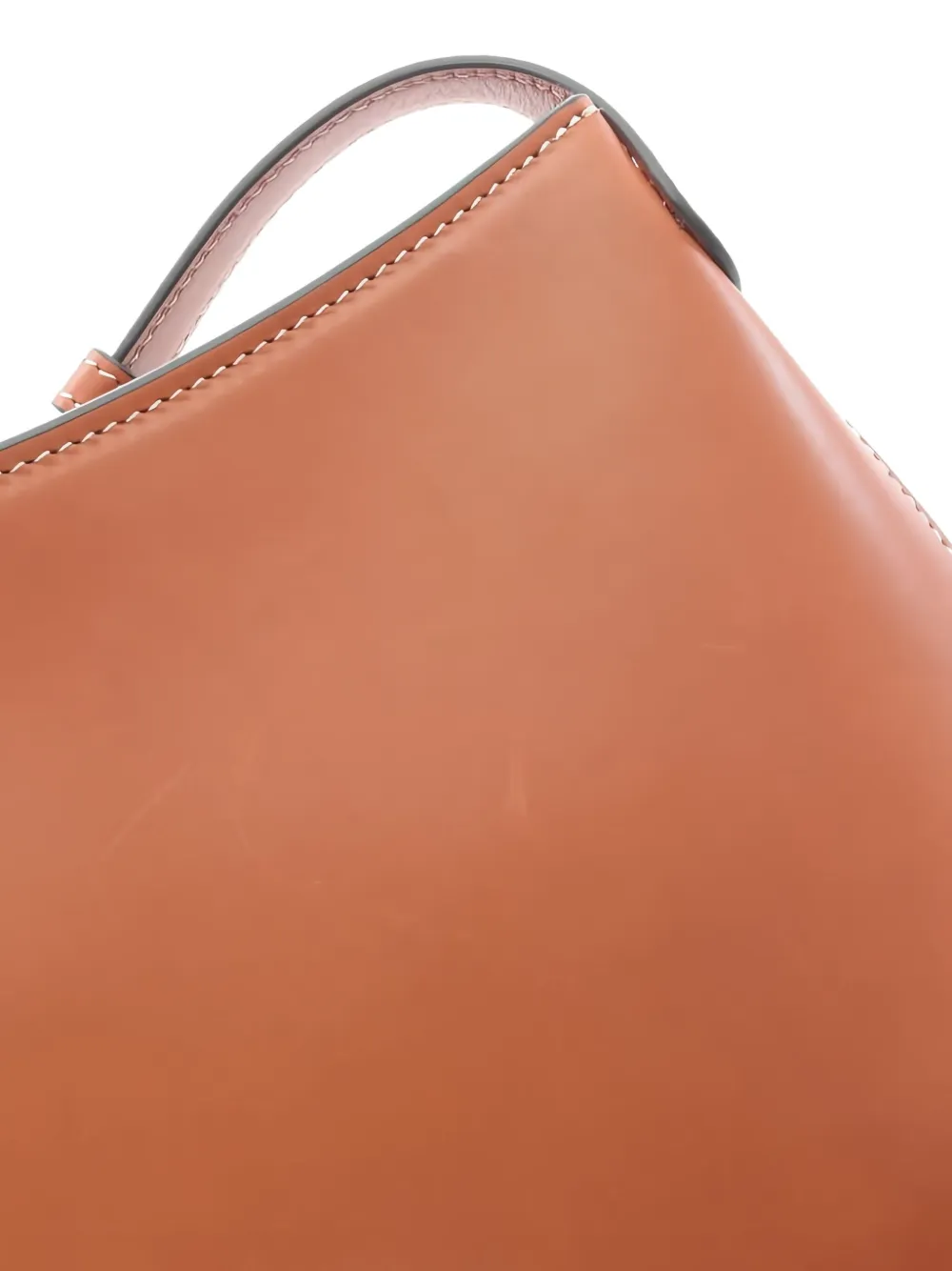 Pre-owned Celine Alice Leather Shoulder Bag In Brown