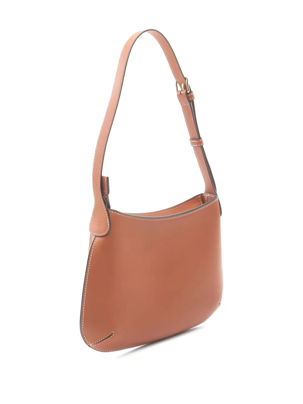 Pre-owned Celine Alice Leather Shoulder Bag In Brown