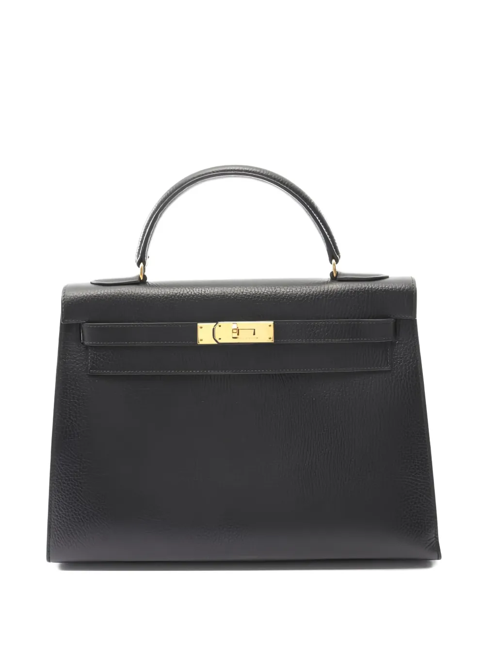 Hermès Pre-Owned 1991 Kelly 32 gold hardware handbag | Black | Image 1