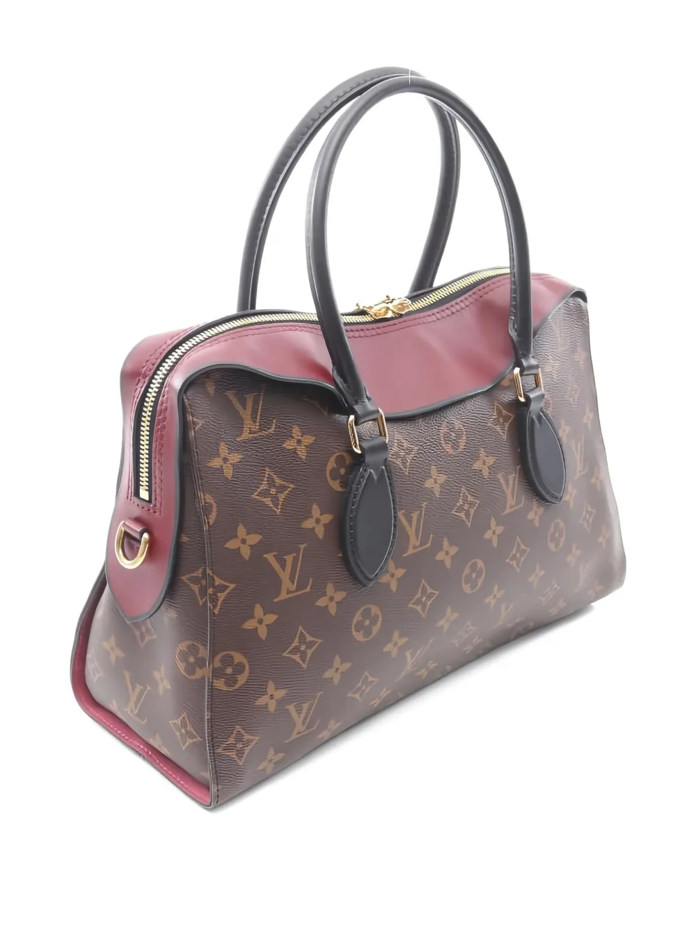 Pre-owned Louis Vuitton 2017 Tuileries Monogram Handbag In Brown