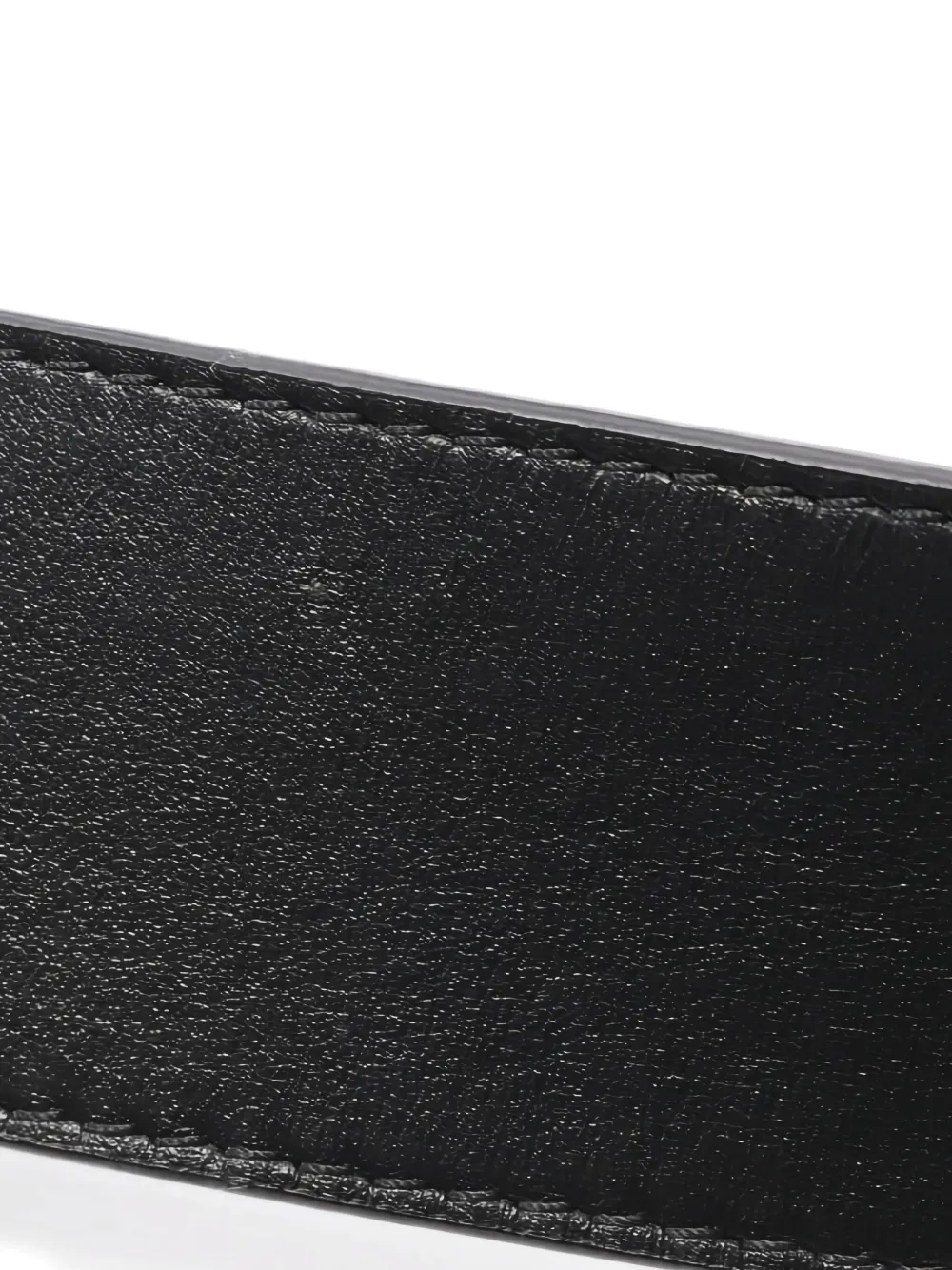 Pre-owned Louis Vuitton 2022 Lv Optic Reversible Leather Belt In Black