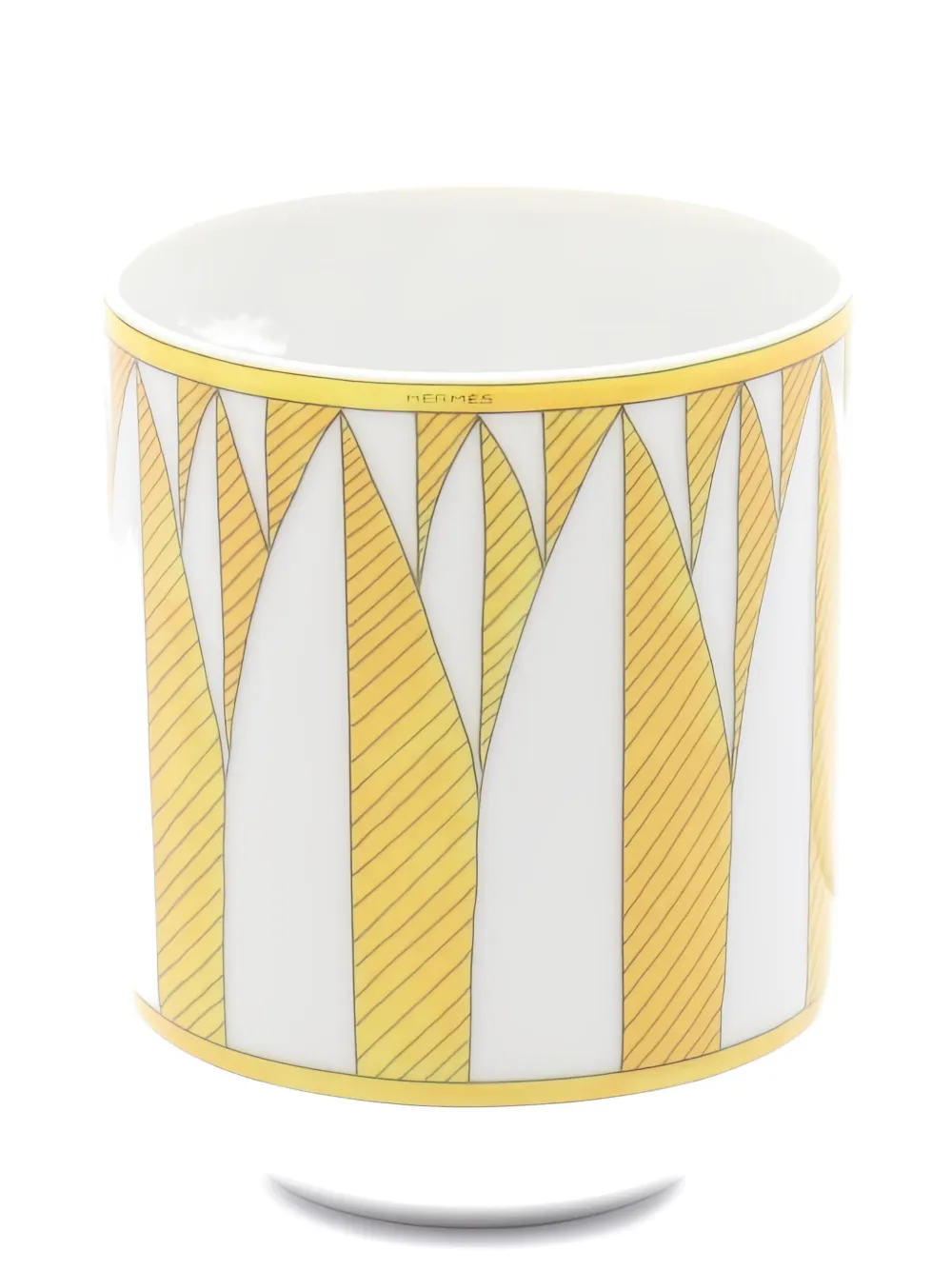 Hermès Pre-Owned 2020s Soleil d' Hermès pottery mug | Yellow | Image 1