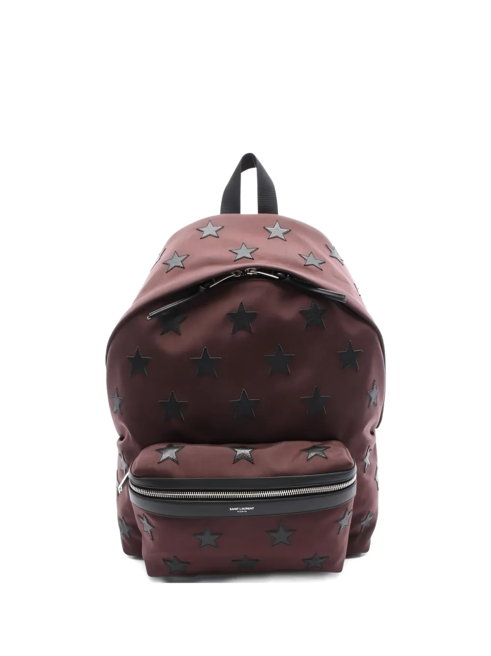 Pre-owned Saint Laurent 2010s Star-motif Backpack In Brown