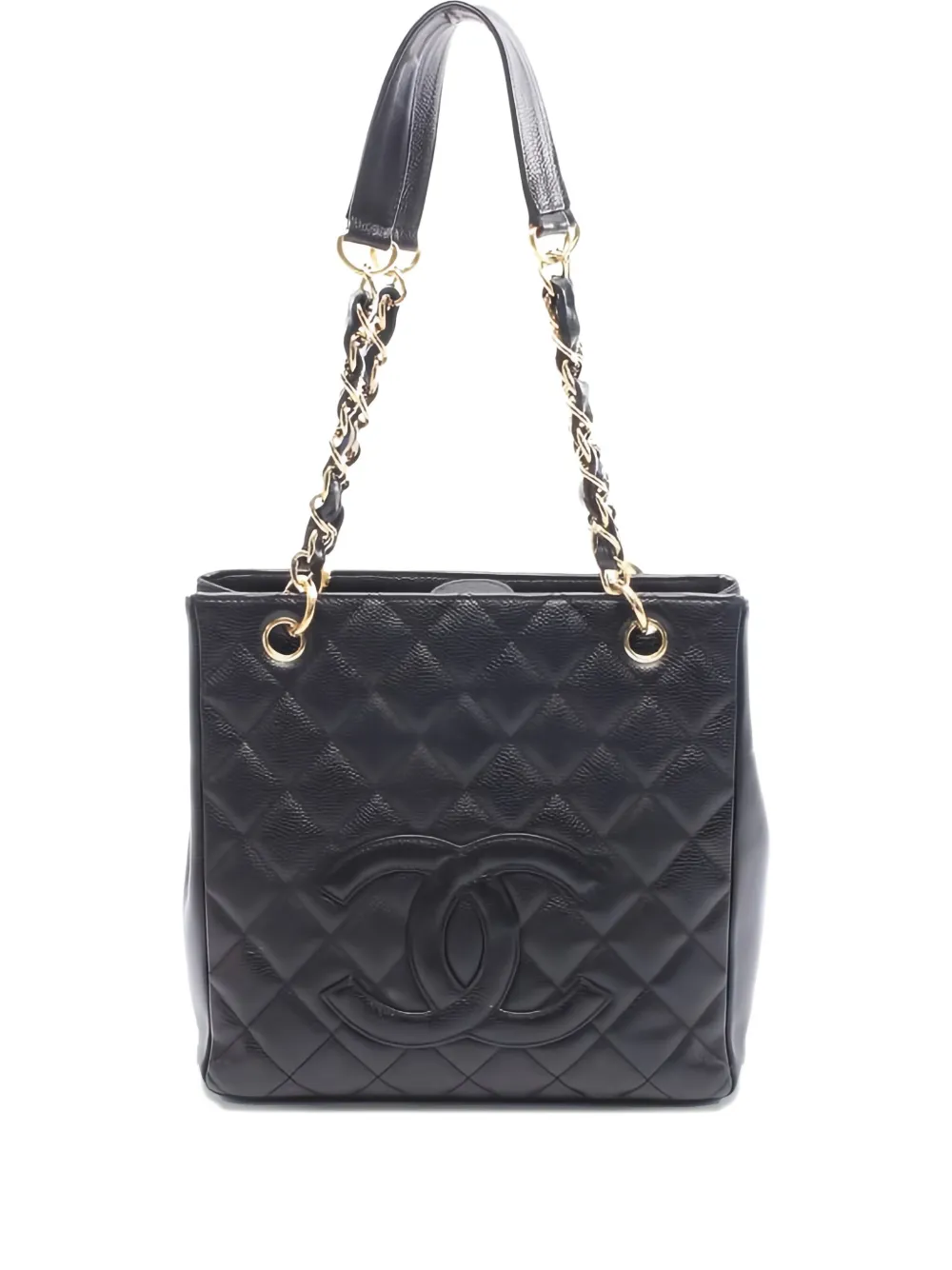 CHANEL Pre-Owned 2003-2004 チェーン ショルダーバッグ - ブラック